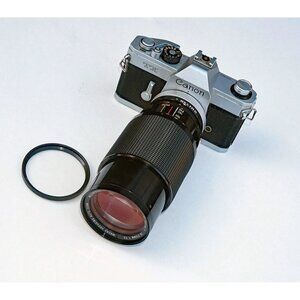 Canon TX 35mm SLR Camera with VIVITAR 70-210mm MACRO Zoom | Film Tested